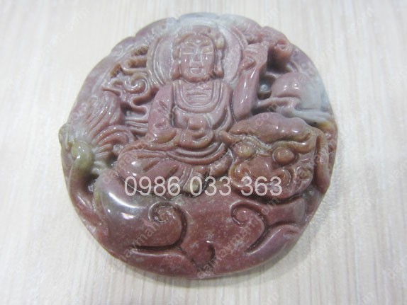 Văn Thù Bồ Tát Đá Chalcedony 